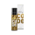 WILD STONE CODE Gold Body Perfume Spray For Men With Strong Masculine Aroma For Special Occasion, 120Ml