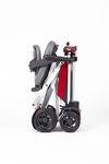 Drive 4 Wheel Manual Fold Plus Folding Mobility Scooter with On Board Charging (Red)