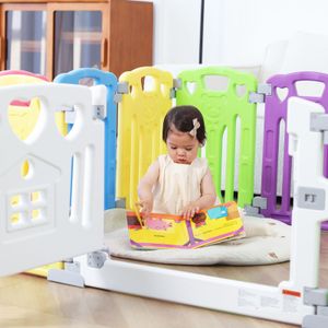 Baby Playpen – 14 Panel Multicolour Safety Play Yard