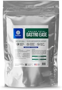 Equine Total Gastro Ease – All-Natural Ulcer & Digestive Supplement for Horses Containing Bovine Colostrum – Helps Prevent Ulcer Formation - Calming Supplement - 100% Natural – Made in USA