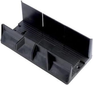 Draper Maxi Boîte à onglets 322 mm x 102 mm x 100 mm – 48678 – Guide de coupe d'angle en bois, outil à onglet, bleu