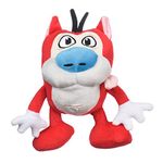 Nickelodeon for Pets Ren & Stimpy 9 Inch Stimpy Plush Dog Toy | Soft and Plush Dog Toys from Nickelodeon 90s TV Series The Ren & Stimpy Show | Plush Figure Medium Dog Toy for All Dogs