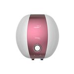V-Guard Pebble Shine Plus Geyser 10 Litre Water Heater with Shock Prevention Module | ABS Body | 5 Star Rating | Vitreous Enamel Coating | Free PAN India Installation & Connection Pipes| White-Grape