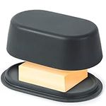 Black Butter Dish with Lid For Coun