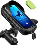 whale fall 360°Rotatable Bike Phone Holder Waterproof, Newest Bike Phone Mount Bike ‎Handlebar Bag Bike Accessories Motorcycle Electric Bike Cell Phone Holder for Phones Under 7''