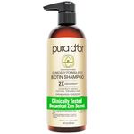 PURA D'OR Professional Grade Thickening Shampoo Clinically Tested Hair Thinning Therapy Super Concentrated for Maximum Results, Sulfate Free Natural & Organic Ingredients, Men & Women, 473 ml