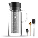 MAVO Cold Brew Coffee Maker, Ice Coffee Maker (34oz/1000ml),100% Airtight,Removable Stainless Steel Filter,Perfect For Homemade Iced Coffee and Ice Tea