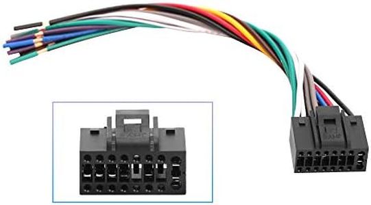 RDBS 16 Pin Radio Stereo Wiring Harness Compatible with Kenwood CD DVD Navigation in-Dash