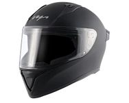 Vega Bolt Full Face Helmet Dull Black, Size:L(59-60 cm)