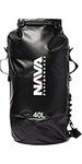 Nava Performance 40L 40 Litre Capacity Drybag Dry Bag with Backpack Rucksack Bag Straps - Black - Unisex