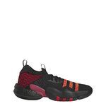 adidas Dropset Men's Trainer Shoes, Core Black/Better Scarlet/Bold Gold, 13.5