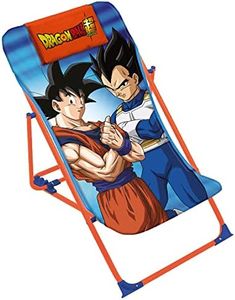 ARDITEX Tumbona Plegable Dragon Ball, Hamaca Jardín, Playa 43 x 66 x 61 cm