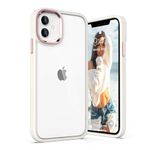 ULAK for iPhone 12/12 Pro Case Clear, [Anti-Yellow] Transparent Shockproof Rugged Cover Soft TPU Hard Bumper Safe Grip Protective Light Cover for iPhone 12/iPhone 12 Pro 6.1 - White