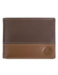 Timberland Men's Hunter Colorblocked Passcase, Brown/Tan, One Size