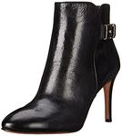 Nine West Women's Palafox Leather Boot, Black, 9 UK