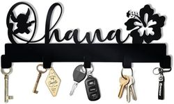 Pentacle Toys Ohana Family Key Hangers - Disney World Key Hook Rack - Disney Stitch Key Holders - Disney Home Décor - Disney Castle Key Holder - Disney Housewarming Gifts - Room Entrance Décor