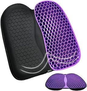Premium Gel Seat Cushion, Breathable Honeycomb Design for Pain Relief, Ideal for Long Sitting in Car, Office Chair, Wheelchair, Non-Slip & Ergonomic, Tailbone Pain Solution