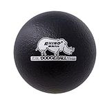 Champion Sports Rhino Skin Dodgeball, Black, 6 Inch
