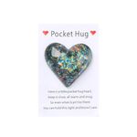 Umimiss Pocket Hugs Heart - Good Lucky Gifts for Weddings, Birthday Gifts, First Day at School Gifts, Good Luck at University Gift, Thinking of You Gifts, Cancer Positivity Gifts, Pocket Hug Gift