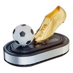 AirMount Beautifully Designed Football with Golden Boot Solar Powered Car Perfume Diffuser/Dispenser For Car Dashboard, Auto Rotation Fan, Perfume liquid & Organic Fragrance