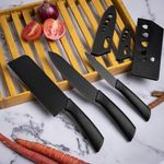 McCook Stainless Steel 3 Pieces Chef Knife Set.Meat Knife with Sharp Blade with Ergonomic Handle for Home Kitchen and Restaurant