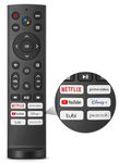 New Remote Control Replacement for Hisense TV (ERF3A90), Fit for Hisense Android Smart TV 75U9DG 55U8G 65U8G 55U7G 65U7G 75U7G 55U78G 65U78G 75U78G 75A76K 55A76K