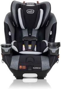 Evenflo EveryFit/All4One 3-in-1 Convertible Car Seat w/Quick Clean Cover (Latitude Gray)