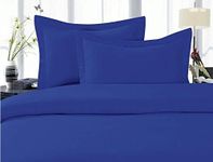 CELINE LINEN Best, Softest, Coziest Duvet Cover Ever! 1500 Premier Hotel Quality Luxury Super Soft Wrinkle Free 3-Piece Duvet Cover Set, King/Cali King, Royal Blue