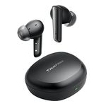 truefree T2 Wireless Earbuds Bluetooth 5.3 Headphones with ENC and 4 Mics for Calls, in-Ear Stereo Wireless Earphones, 23 Hours of Playtime, 50ms Low Latency Game Mode, Touch Control, Immersive Sound