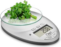 Ozeri Pro II Digital Kitchen Scale with Removable Glass Platform and Countdown Kitchen Timer (1 g to 12 lbs Capacity)