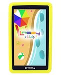 LINSAY New F7XHDKIDS Quad Core with Yellow Defender Case Dual Cam 8 GB Android 4.4 Kit Kat