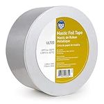 SUPCO 99632 Intertape Polymer Group Silver ALF Butyl Mastic Foil Tape, 2.88" × 100'