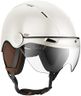 CASR Crème Casque Style de Protection Impacts, Respirant, Matériaux Résistants et Facile à Laver, Accessoires Détachables, Taille Ajustable Adulte Unisexe