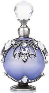 YUFENG Restoring Ancient Ways Hollow-Out Rattan Flower Perfume Bottles Empty Refillable (Purple)