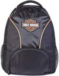 Harley-Davidson Bar & Shield Logo Patch Backpack w/Padded Straps - Black