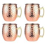 Moscow Mule Mugs, 18 Oz Hammered Co