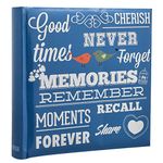 Arpan Blue Memo Slip in Photo Album 10 x 15 cm for 200 Photos - Memories