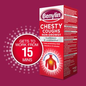 Benylin Chesty Cough Syrup, 300ml – Fast Relief Formula