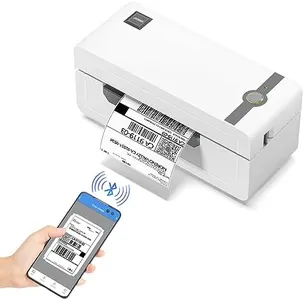 JADENS Bluetooth Thermal Label Printer, 4x6 Wireless Label Printer for Shipping Packages, Support Android, iPhone and Windows, Widely Used for Amazon, Ebay, Shopify, Etsy, USPS