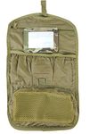 Kombat British Army Combat Zip Compact Hanging Camo Travel Shave Wash Kit Roll Bag