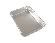 Nordic Ware Naturals 9" x 13" Rectangular Cake Pan, Natural Aluminium Baking Tin with Superior Heat Conductivity, Premium Bakeware Made in the USA, Silver