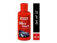 Waxpol Silky Touch Liquid Wax Polish 100ml set of 12 for Ultimate High Gloss Shine, Hydrophobic & UV Protection For Car & Bike