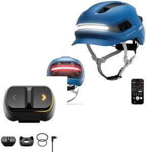 UNIT 1 Aura Smart Bike Helmet (Small, Maverick) with MIPS, LED Front & Rear Lights, Turn Signals & Remote, NTA-8776 E-Bike Certified