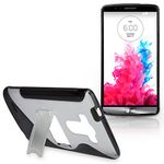 LG G3 Case, BoxWave® [ColorSplash Case with Stand] Durable TPU Case w/Stand for LG G3 - Jet Black