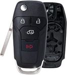 Keymall Remote Key Fob Shell Case Housing Replacement for Ford Transit Connect 2019 2020 4 Buttons (FCCID: N5F-A08TAA 164-R8236)