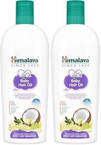 Himalaya Baby Hair Oil with Amla, Sesame & Coconut oil – 200ml | No.1 Doctor Prescribed (Pack of 2)