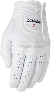 Titleist Men's Perma Soft Golf Glove, Mens, Perma-Soft Mens Reg LH Pearl, 6582E-S, White, Small