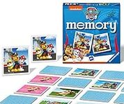 Ravensburger Paw Patrol Mini Memory Game - Matching Picture Snap Pairs Game For Kids Age 3 Years and Up