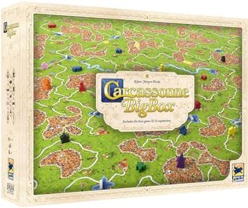 Z-Man Games Carcassonne Big Box (2022) | Board Game | Ages 7+ | 2-6 Players | 35 Minutes Playing Time, Multicoloured, (ZMGZH010)