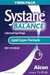 SYSTANE® Balance, Lubricant Eye Drops, Eye Drops For Dry Eyes, 2 x 10 mL